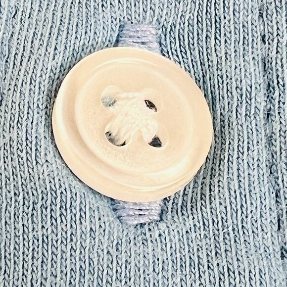 Criquet  Players Mens Polo Shirt Blue Short Sleeve Classic Pocket 4 Button M - Picture 9 of 11